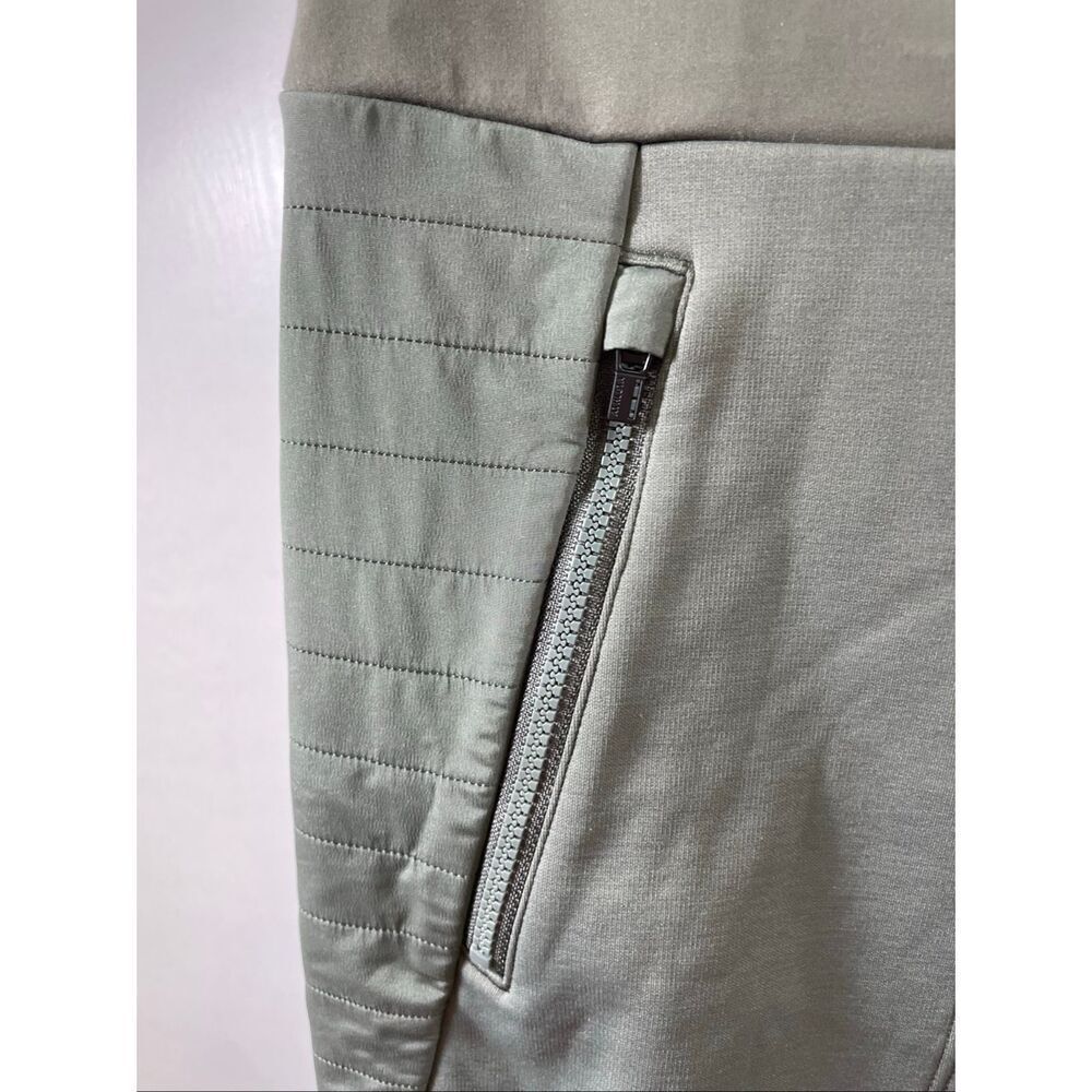 Athleta Olive Green Moto Quilted Leggings Size XS - Picture 2 of 6